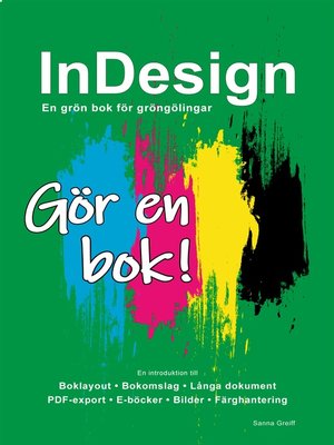 cover image of InDesign--En grön bok för gröngölingar